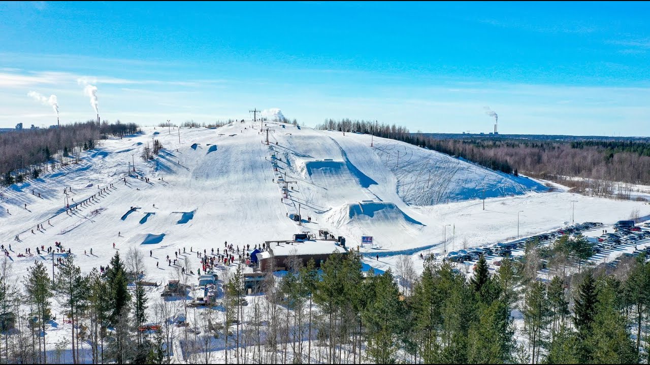 Ruskotunturi su 19.3.2023 dronevideot ja 360 kuvakulmaa