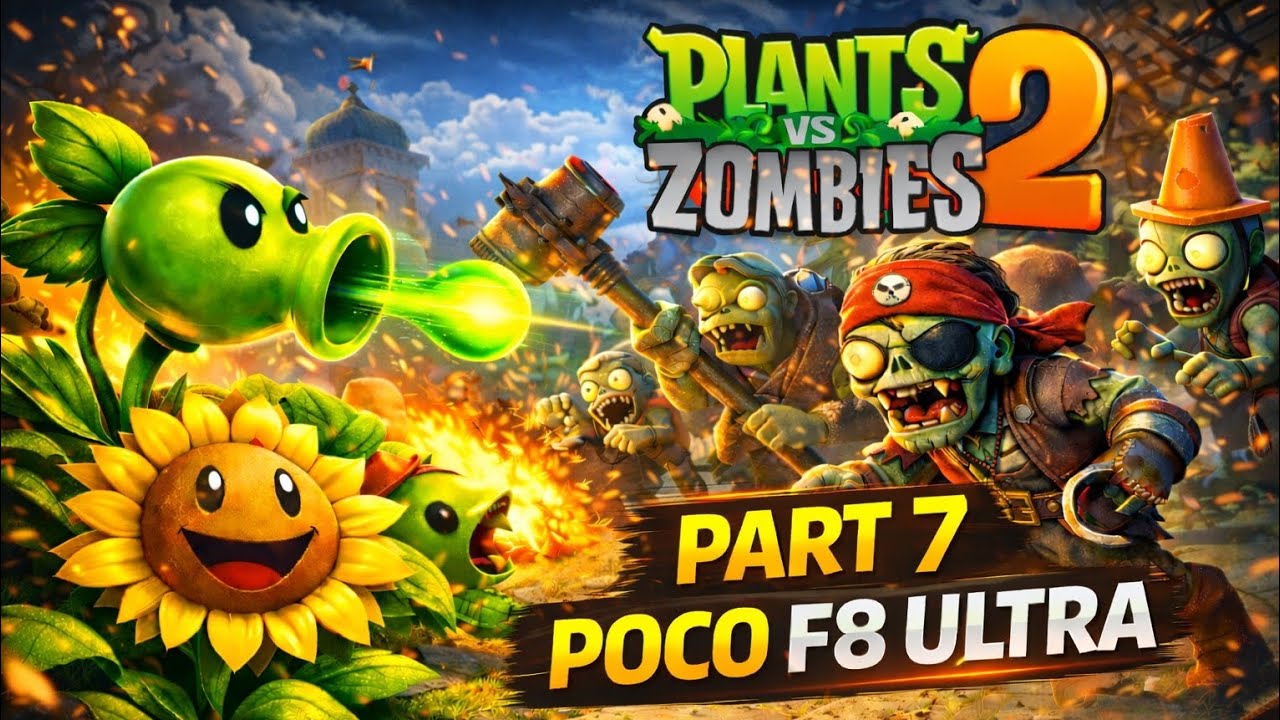 Plants vs Zombies 2 🌻 Part 8 | POCO F8 Ultra