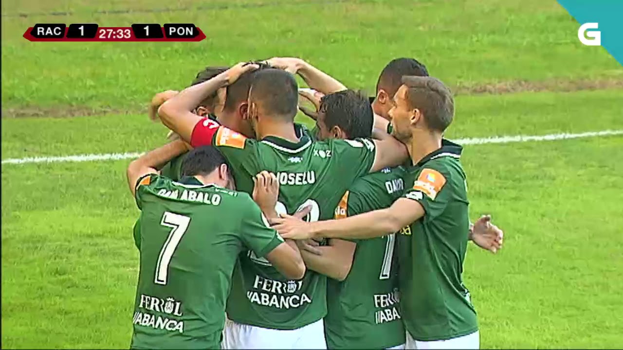 Liga de Segunda B. Rácing 2-3 Pontevedra