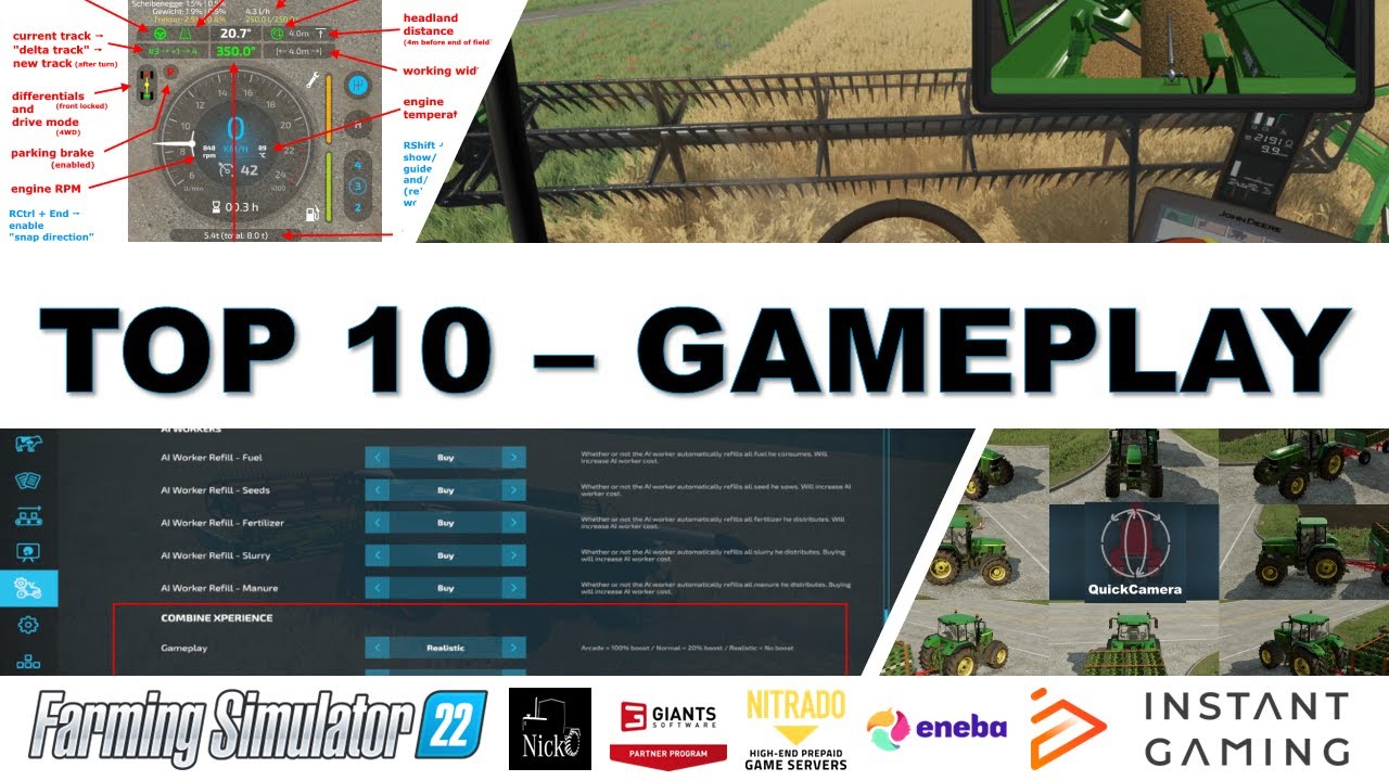 🌟 Serie Top 10 - Migliori Mod di Farming Simulator 22 - GAMEPLAY