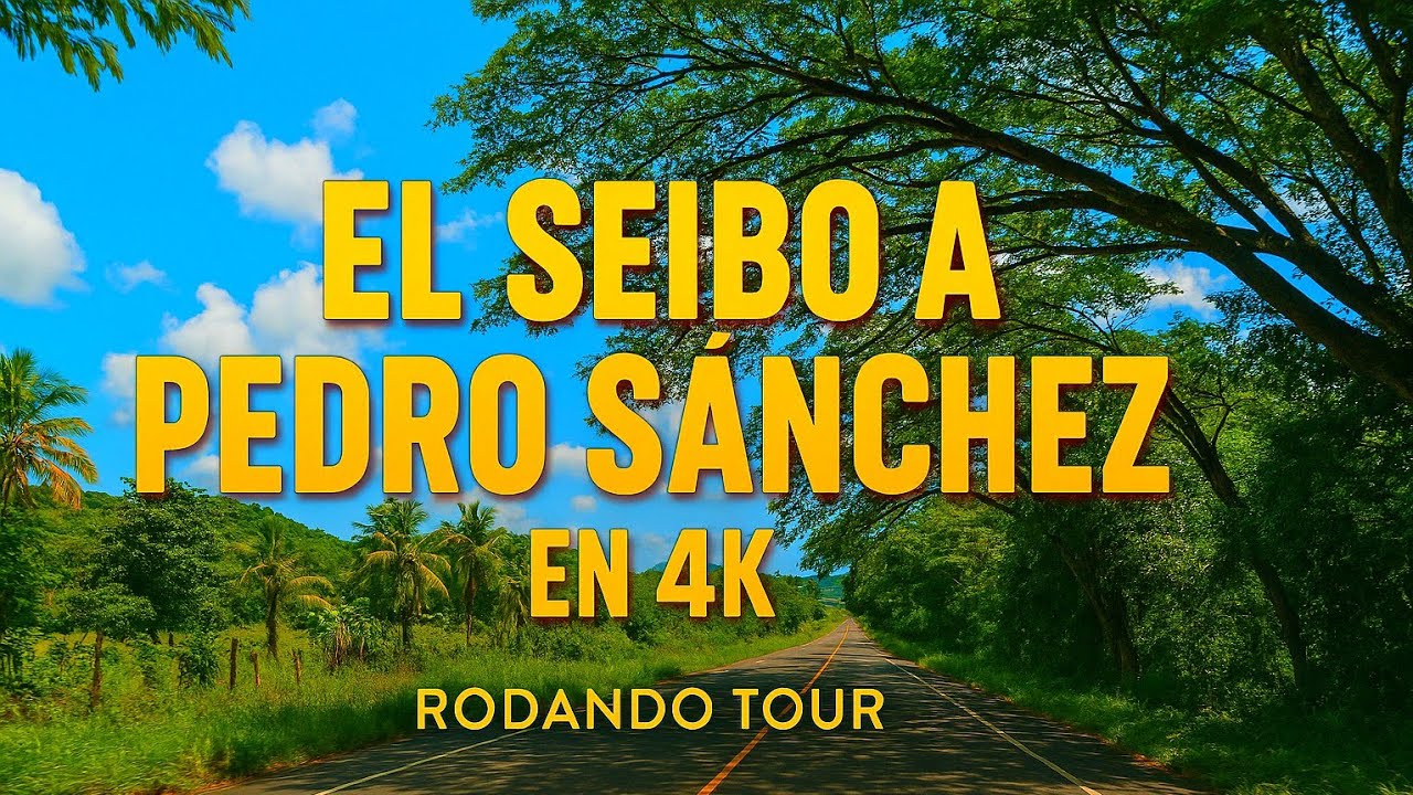 This is the beautiful El Seibo to Pedro Sanchez highway | 4K tour | Eastern Dominican Republic