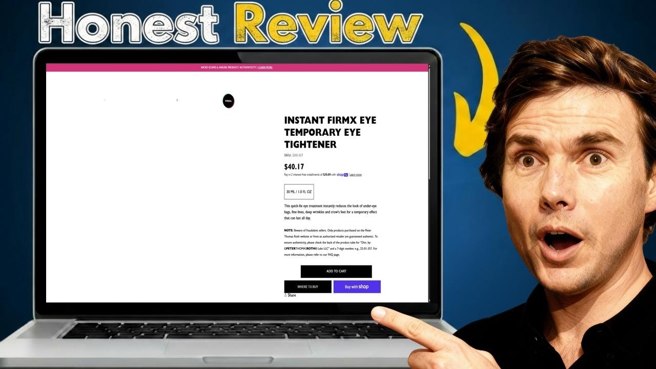 Обзор крема Peter Thomas Roth Instant FirmX: текстура, стойкость и общий обзор.