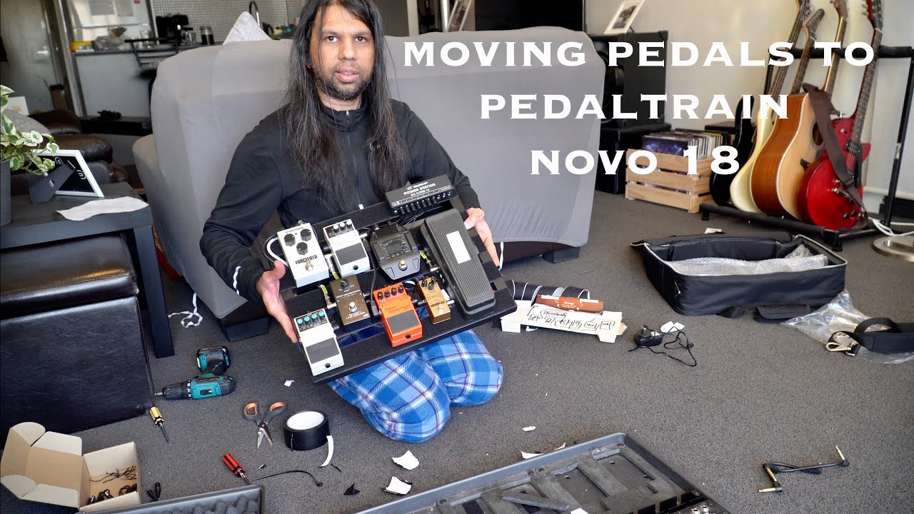 moving pedals to pedaltrain novo 18