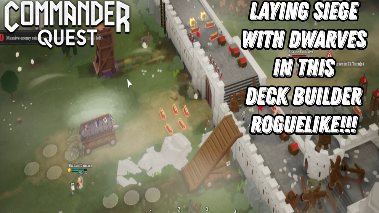 THE DRAGON SHALL BE SLAYED! ROGUELIKE DECKBUILDER WITH AMAZING BOSS MECHANICS! Commander Quest