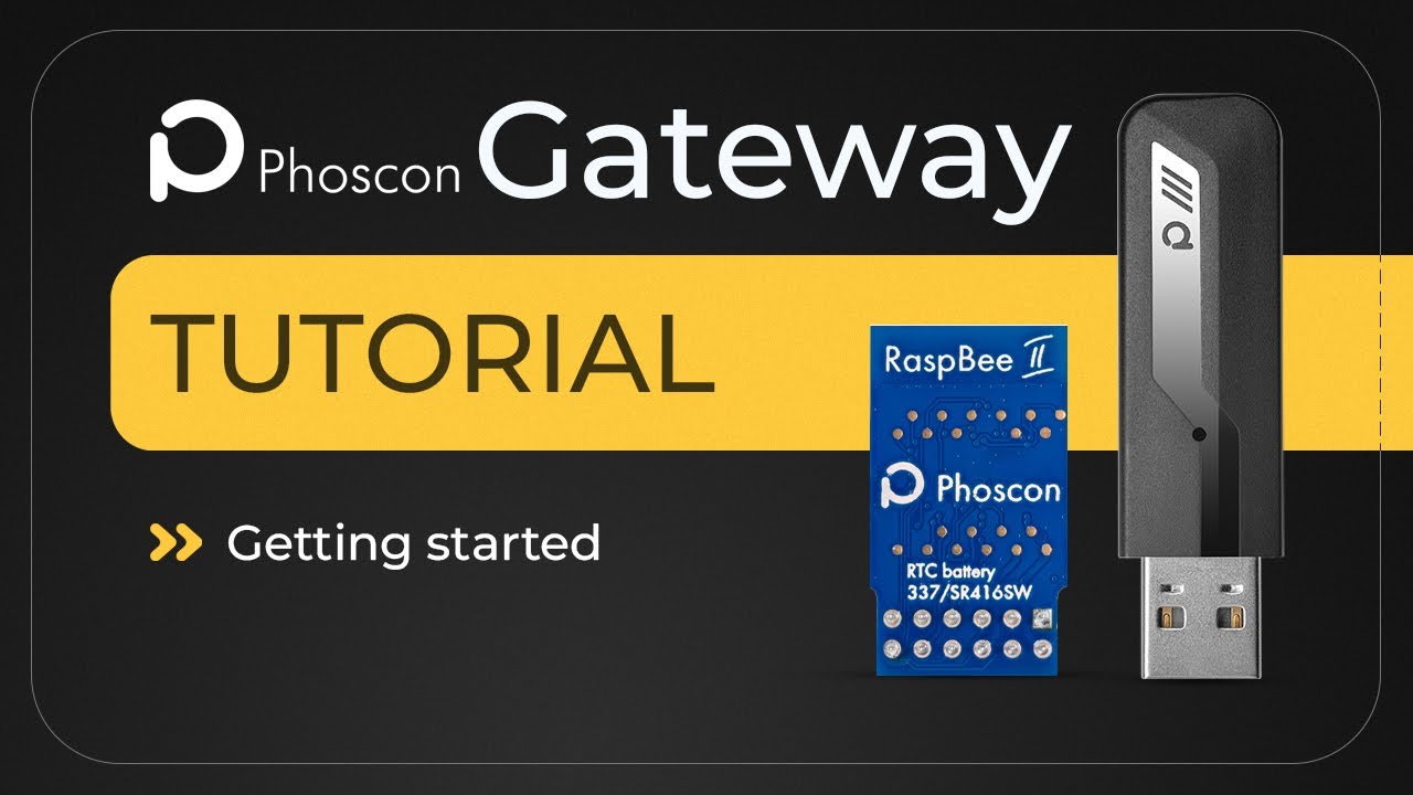 Phoscon Zigbee Smarthome gateway - Getting Started with ConBee / RaspBee