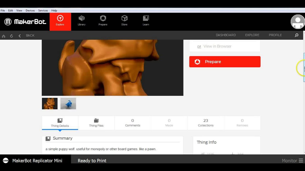 How to print from Thingiverse