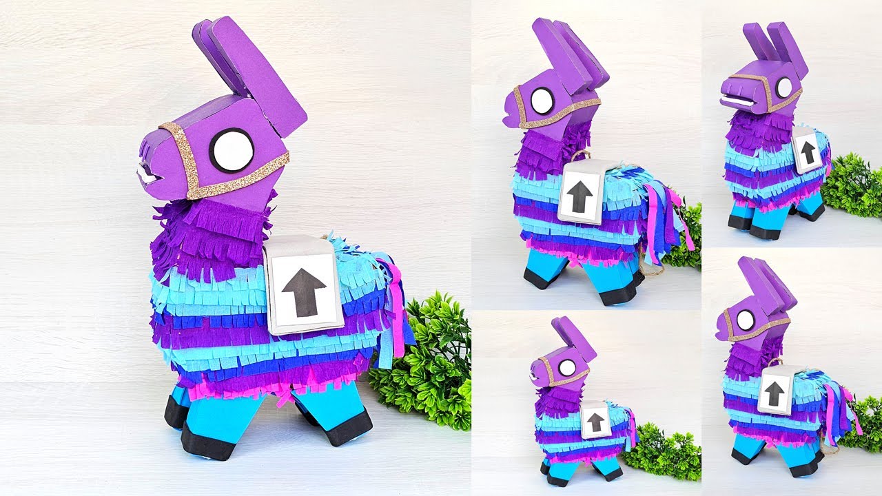 C&oacute;mo hacer la LLAMA de FORTNITE - tutorial f&aacute;cil de hacer pi&ntilde;ata#852