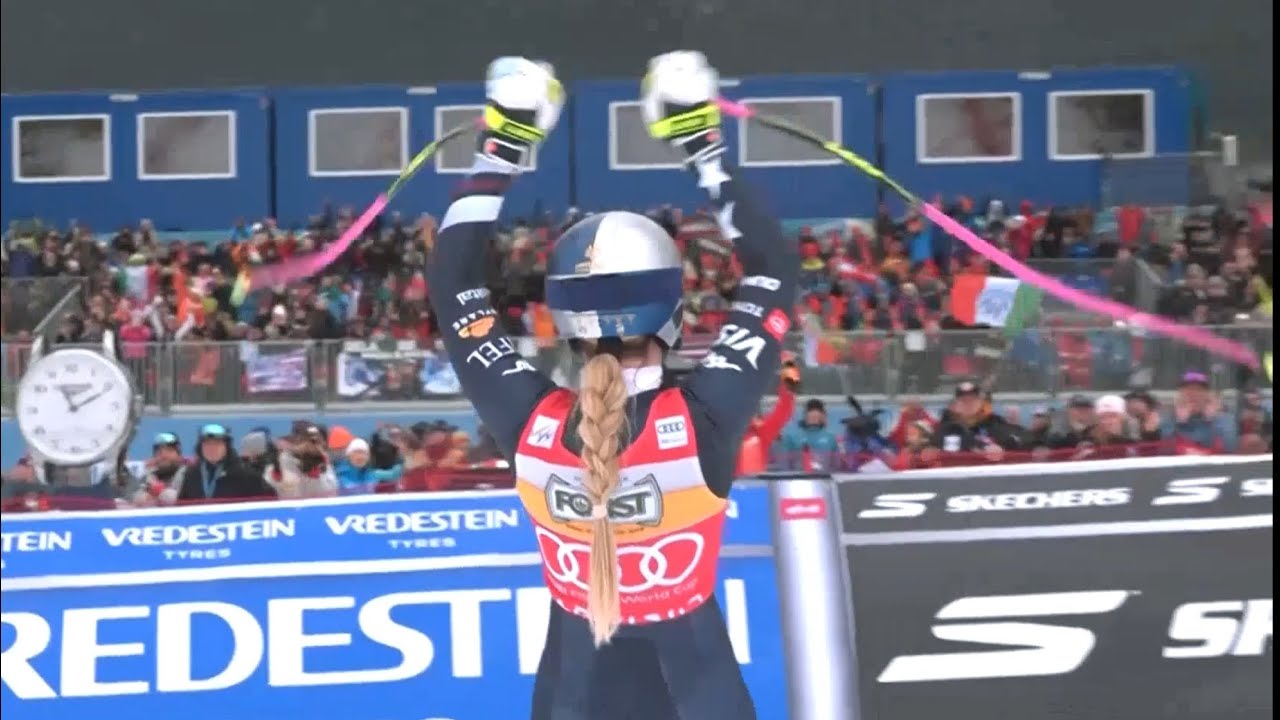 Lindsey Vonn Podiums in Italy🇮🇹Just Weeks Before Italian Olympics | Tarvisio Downhill
