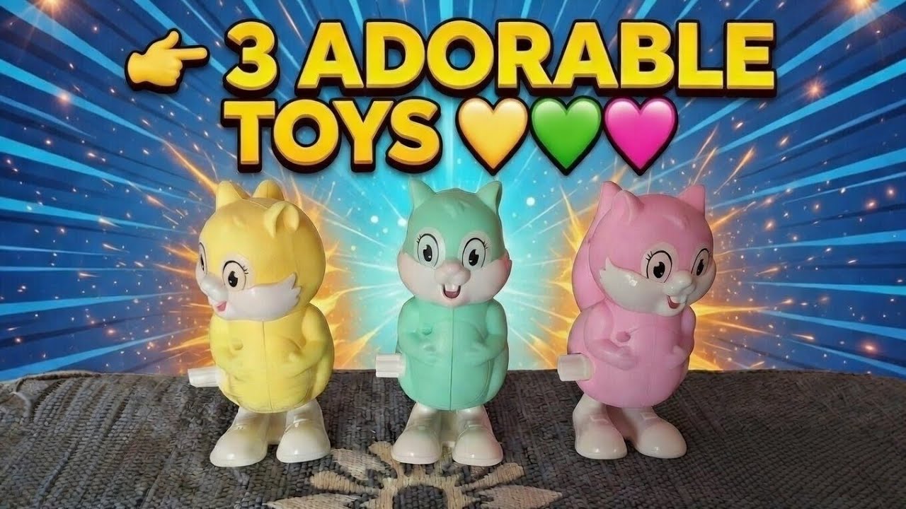 Jumping Squirrel Wind Up Key Operated Toy | unboxing | flipkart 