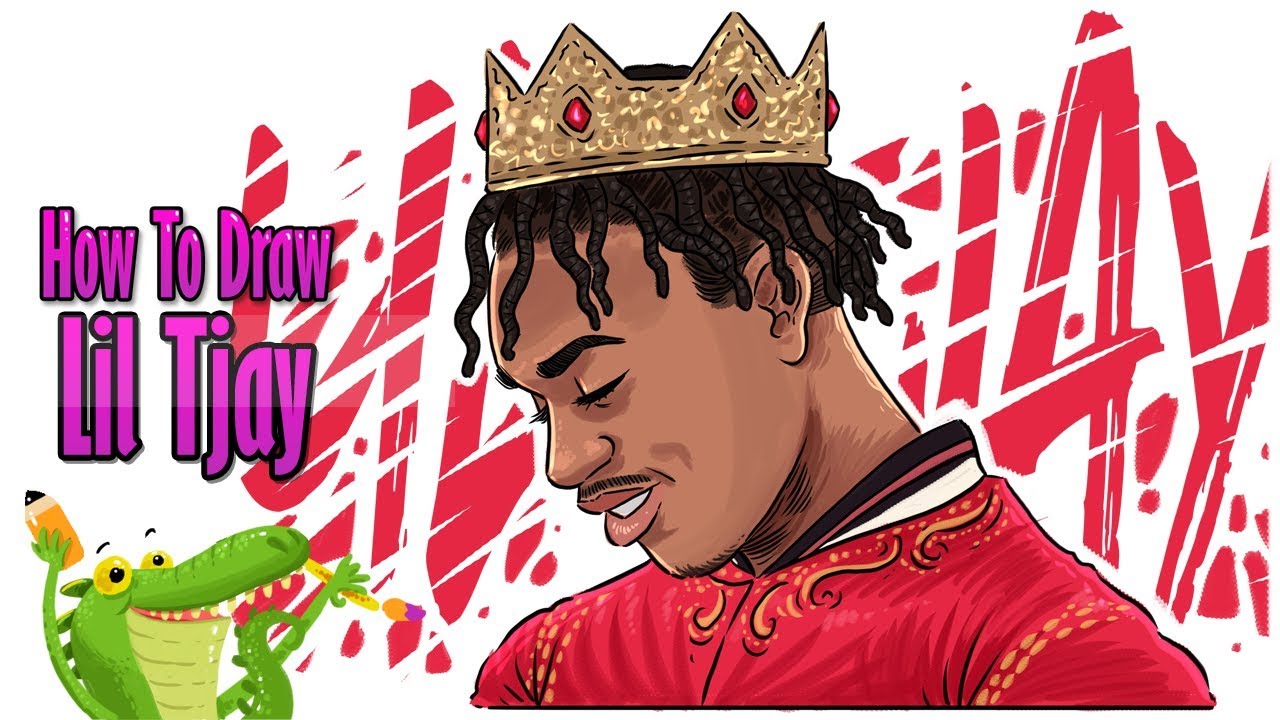 how to draw Lil Tjay