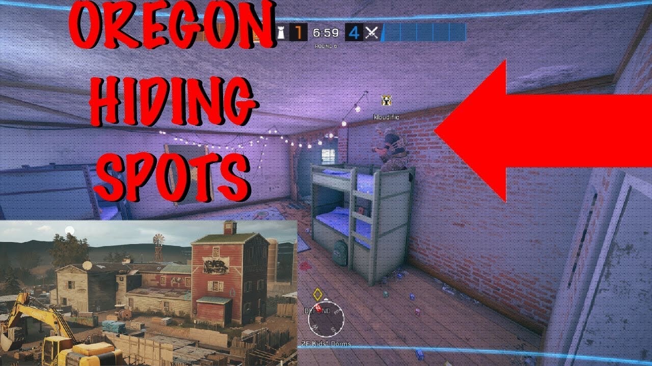 OREGON HDING SPOTS | Get on Bunkbed | R6