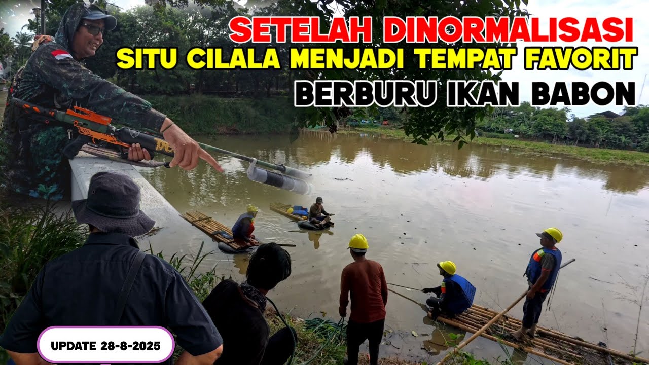 PENAMPAKAN SITU CILALA TERBARU ‼️ AKAN MENJADI TEMPAT FAVORIT  BERBURU IKAN BABON 