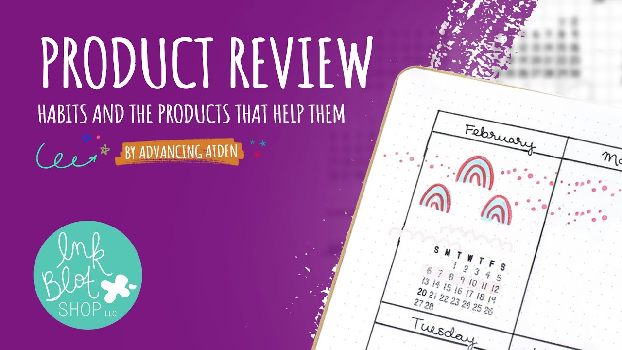 {Ink Blot Shop Product Review} Adding Stamps to your ADHD Planner Routine!