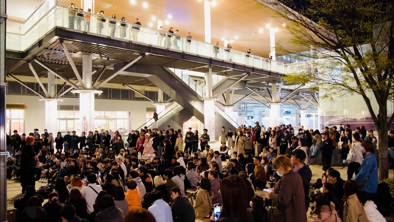 【 きゃない 】駅前にたくさんの人集り！新潟路上ライブ 2026.4.3