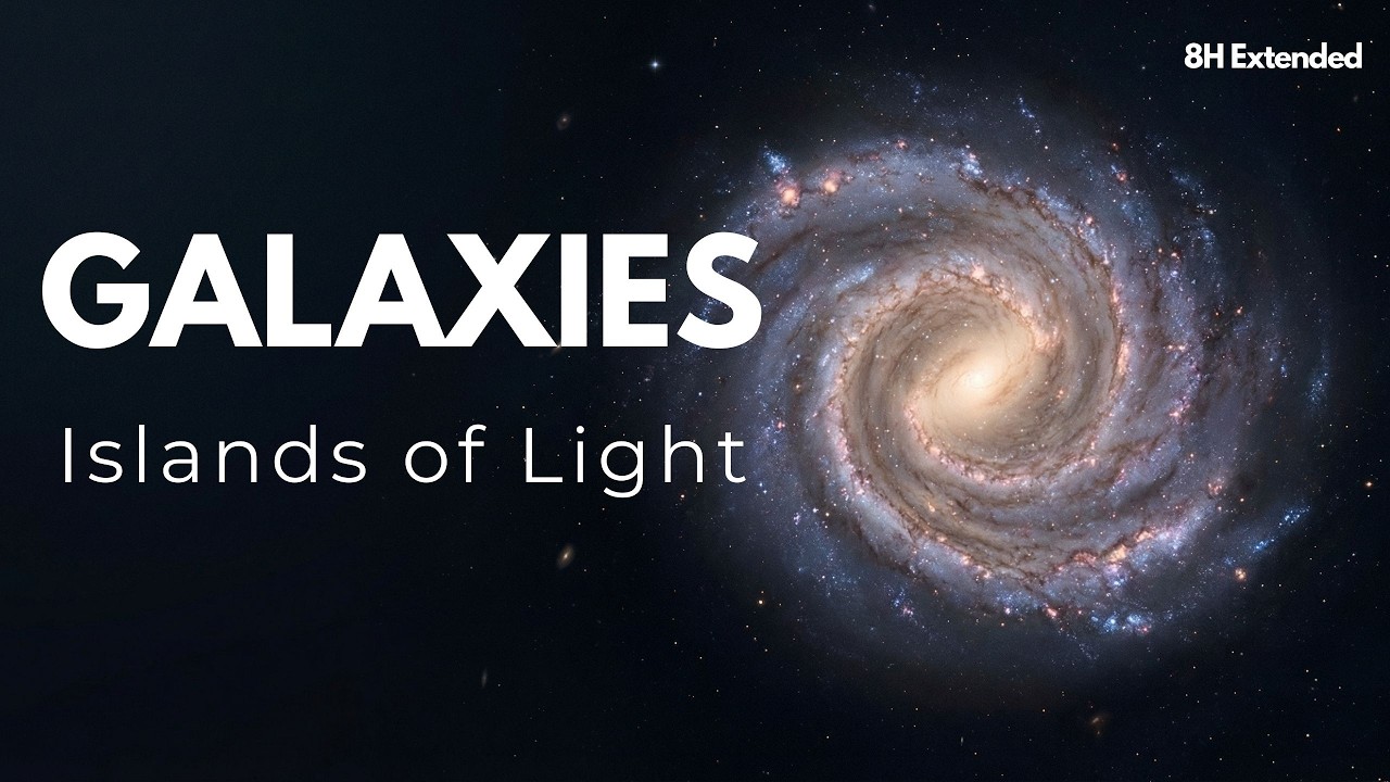 COSMIC CALM BEFORE BED– 1h Narration + 8h Galaxies Ambience for Deep Sleep