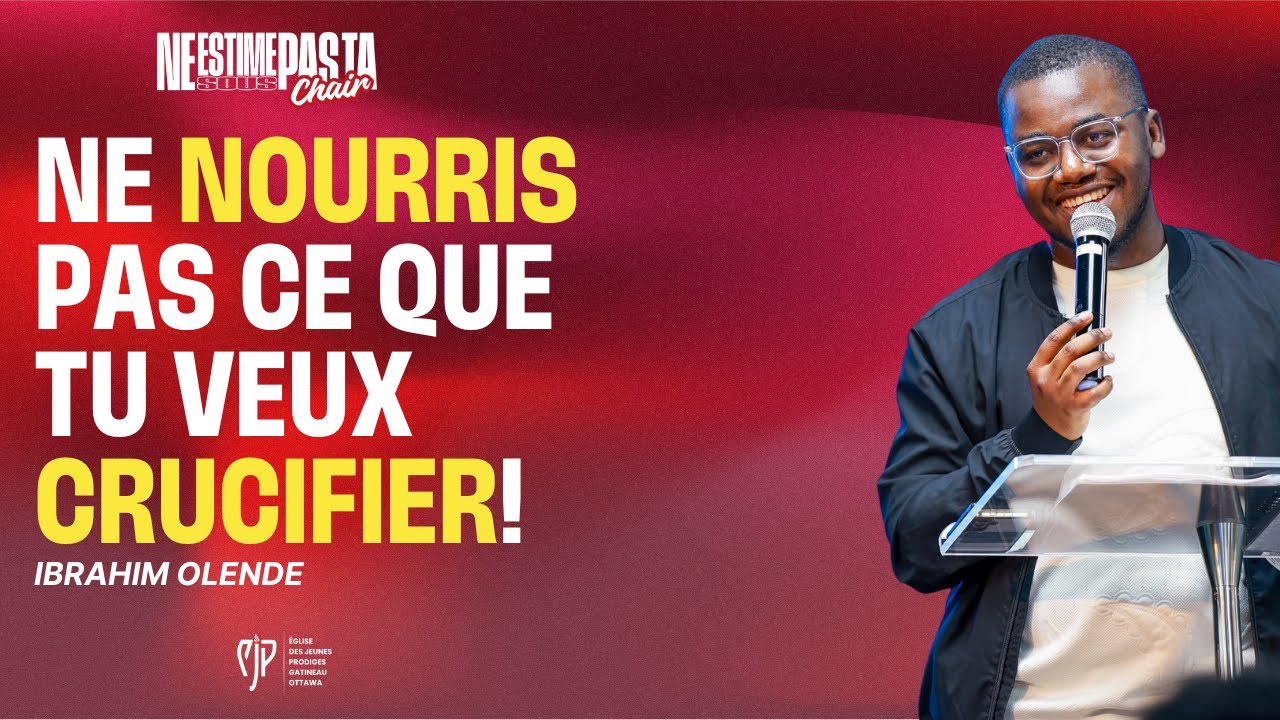 NE NOURRIS PAS CE QUE TU VEUX CRUCIFIER  - Ibrahim OLENDE