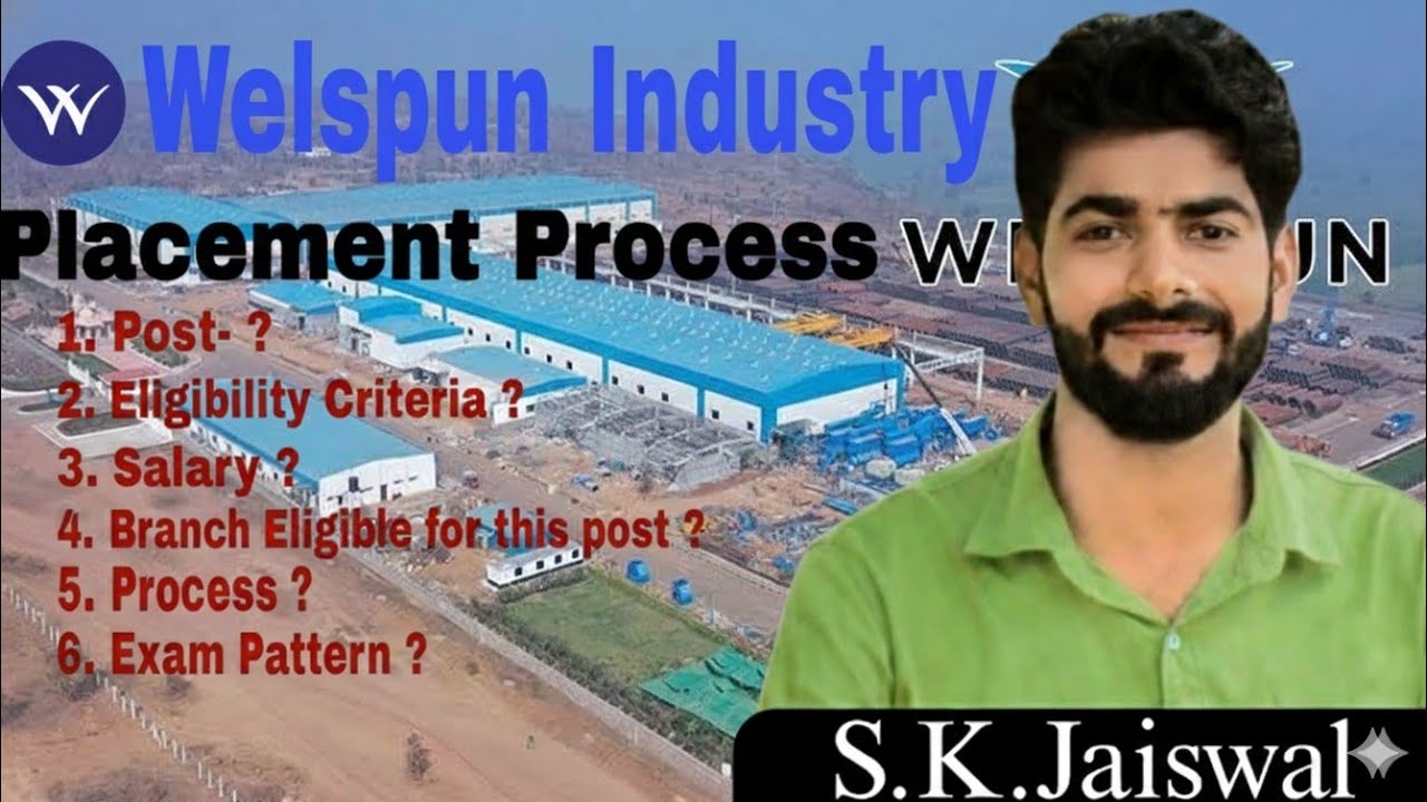 Placement Process of Welspun Industry || रसions Academy || S.K.Jaiswal 