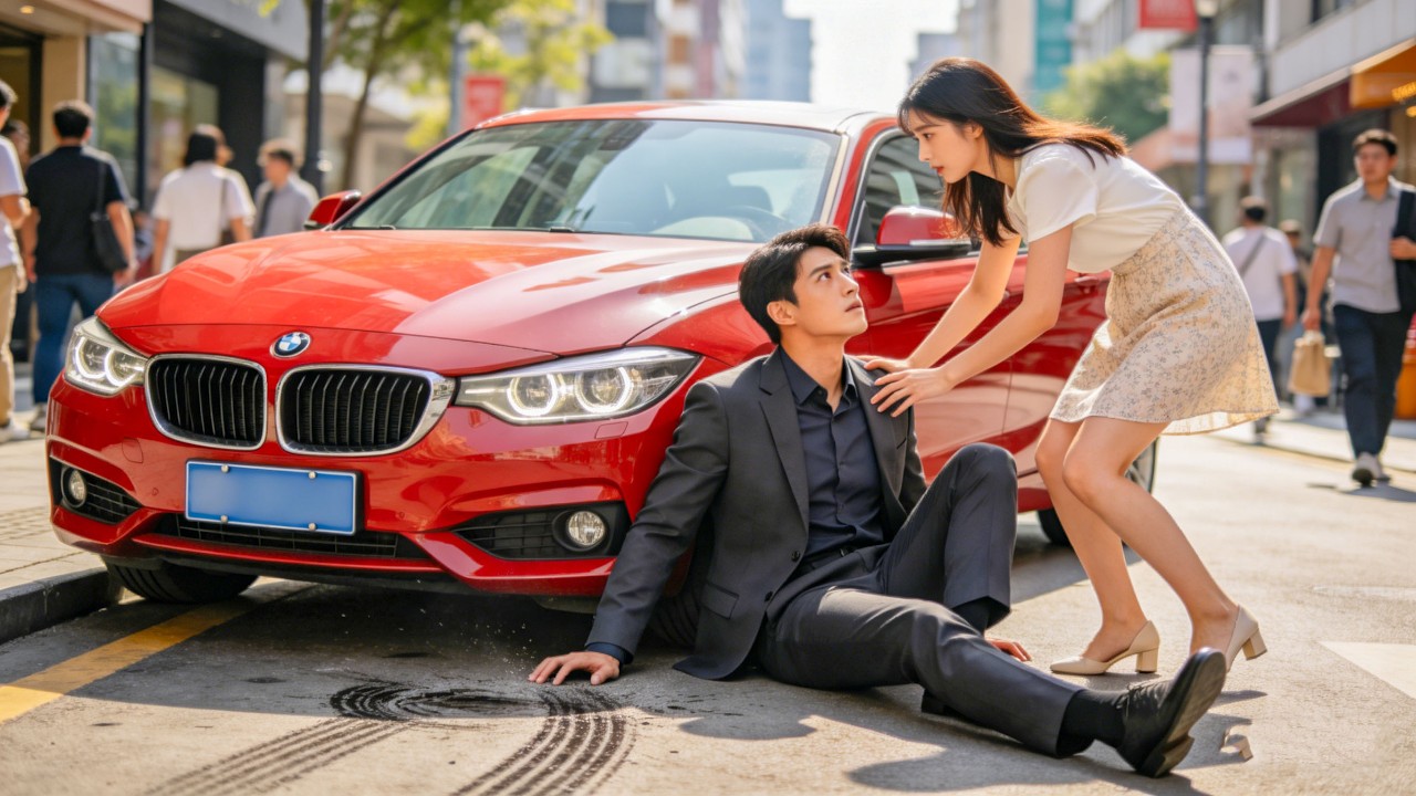 Girl hits a passerby, he’s the company billionaire CEO, falls for her at first sight!