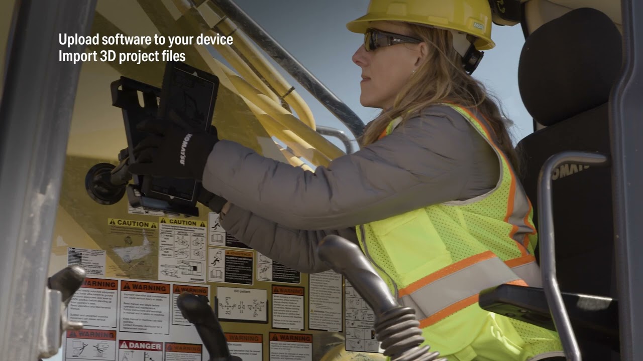 Smart Construction 3D Machine Guidance by Komatsu