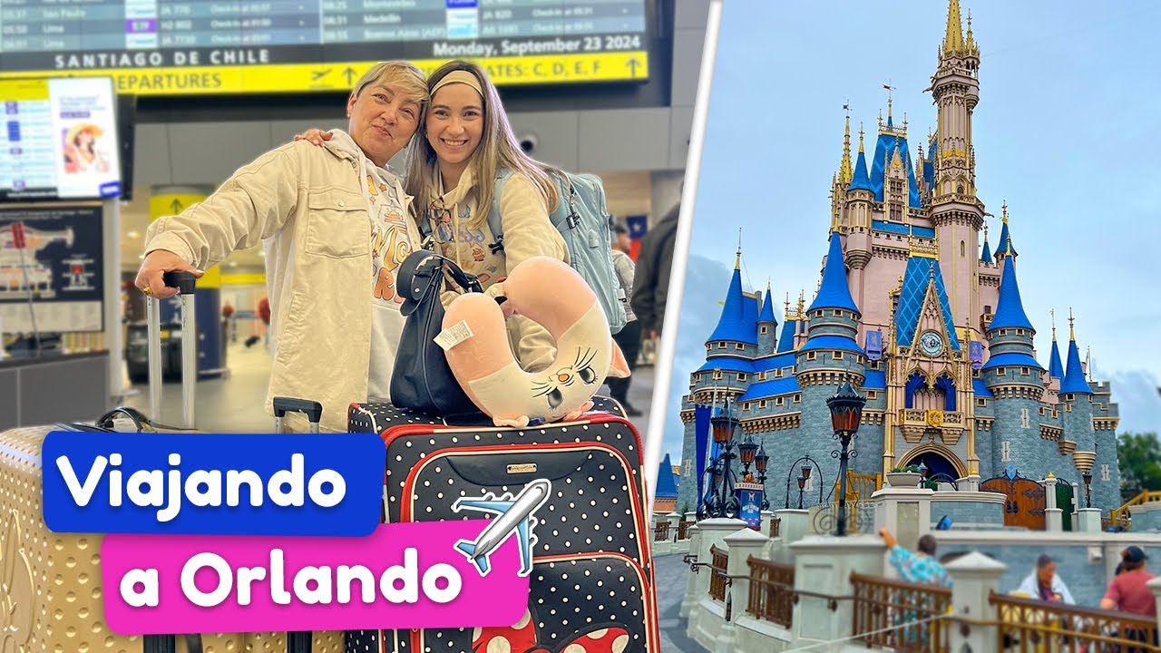 Nuestra LLEGADA a ORLANDO ✈️Mi primer VIAJE CON MI MAMÁ + experiencia con la aerolínea