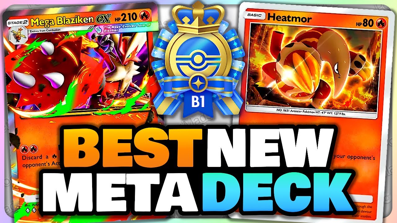 Mega Blaziken & Heatmor Is The BEST New META DECK!!! | Pokemon TCG Pocket