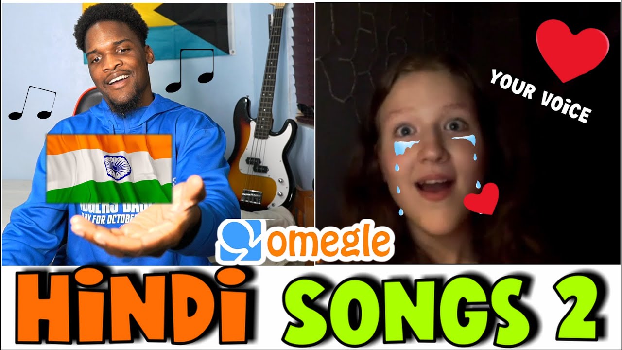 🇮🇳 Singing Indian boy Hindi Bollywood Songs In English On Omegle | OMETV Singing Reactions