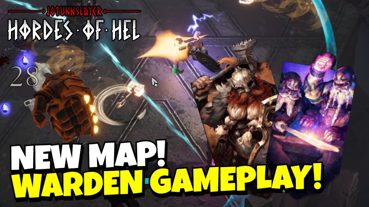 Warden Enters the Fray! Swartalfheim Map First Look | Jotunnslayer: Hordes of Hel