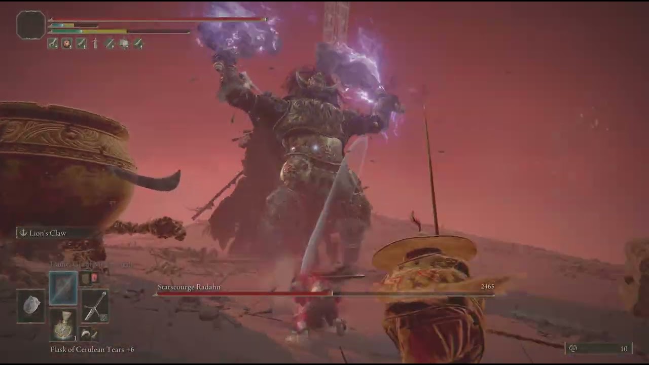 ELDEN RING Radhan overleveled (80) 1st try