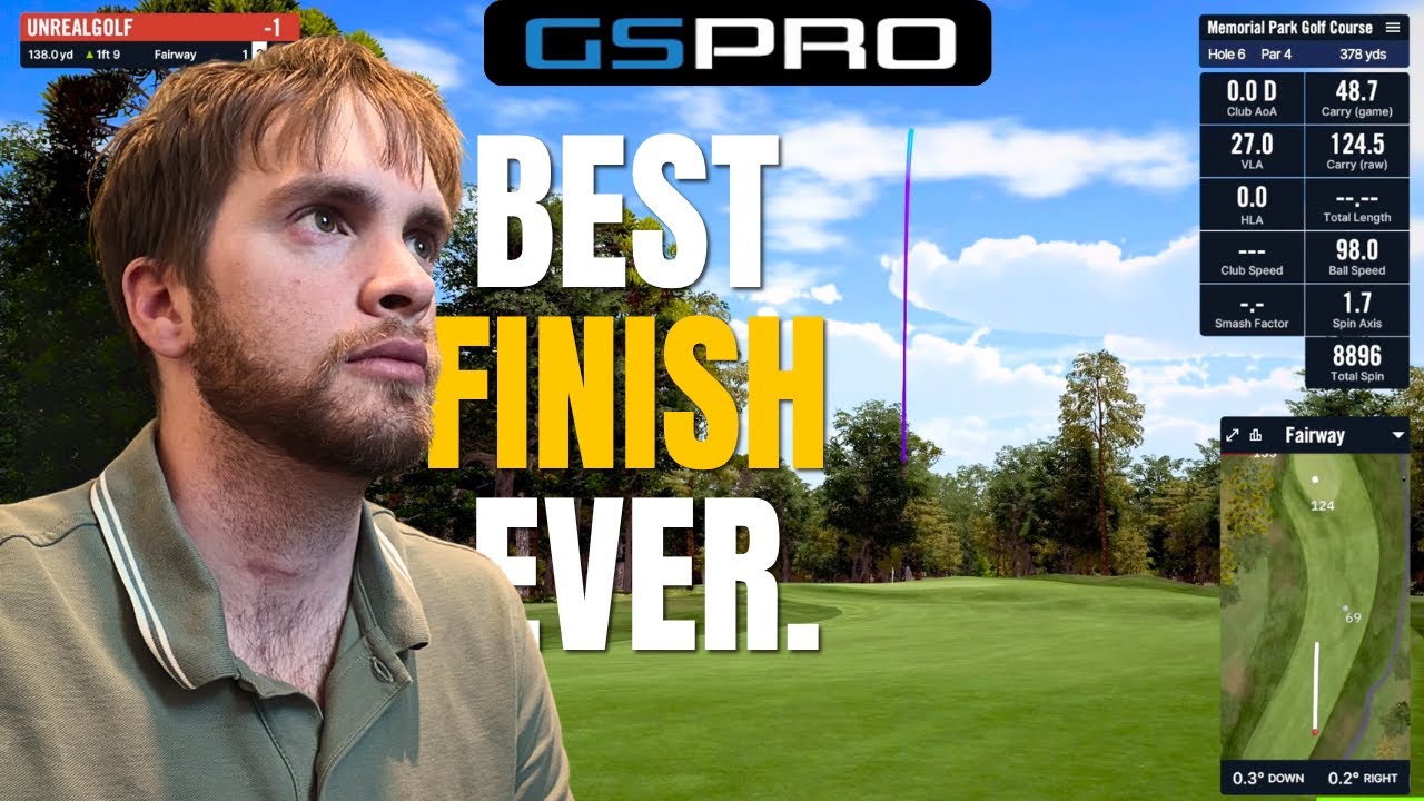 My Best Simulator Golf Tour Finish Yet | Houston Open (Full Tournament 36 Holes)