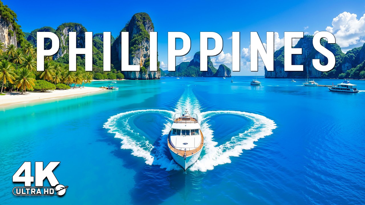 Philippines Beach Vibes 4K UHD 2026 🍹 Tropical Deep House Music Mix