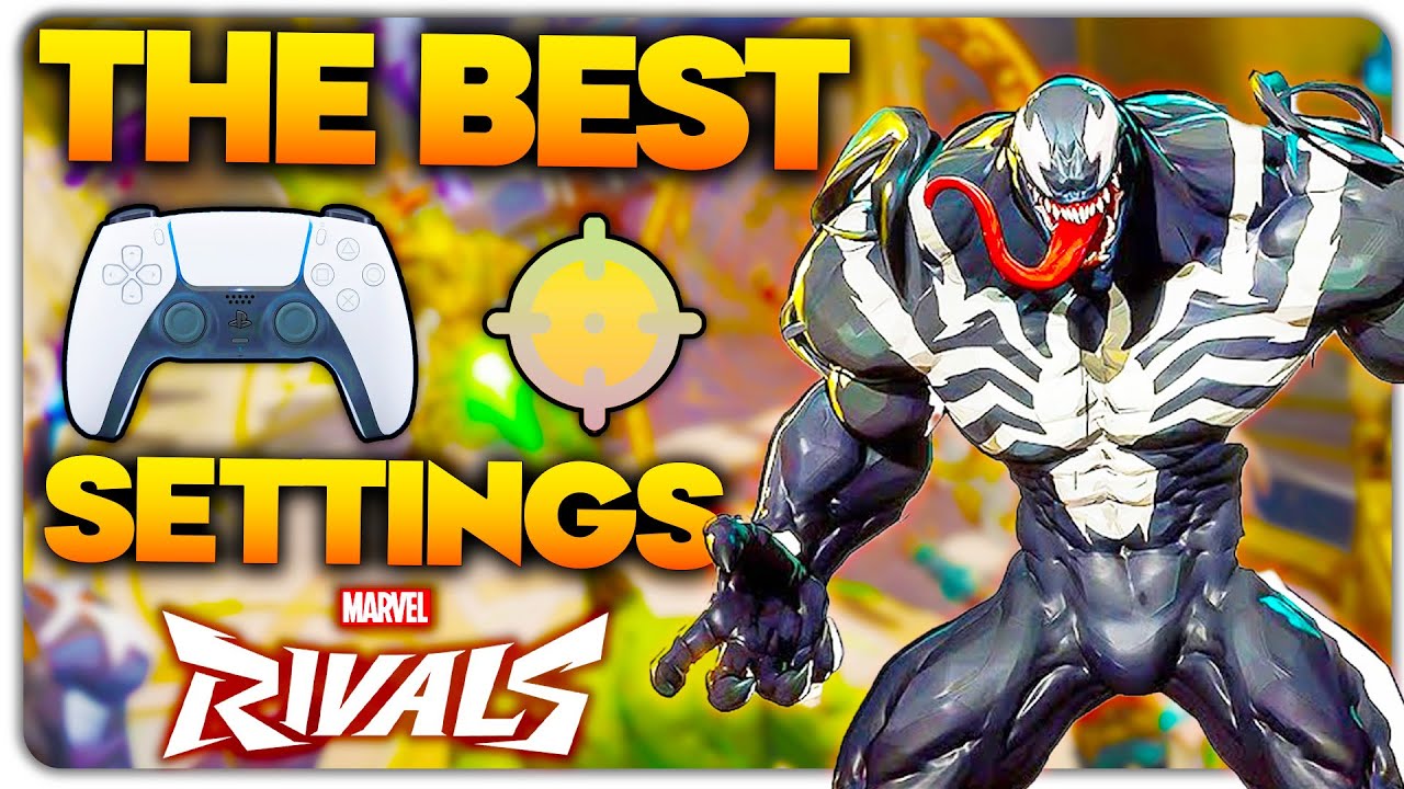 ЛУЧШИЕ настройки контроллера Marvel Rivals, прицел и СЕКРЕТНЫЕ настройки Человека-паука. КРАТКОЕ ...