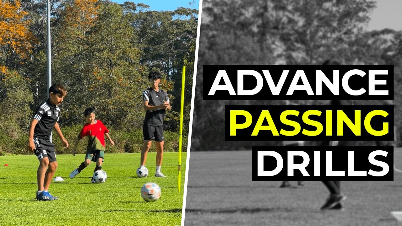 Advanced Group Passing & Receiving & Dribbling Soccer Drills | Footballnet Academy