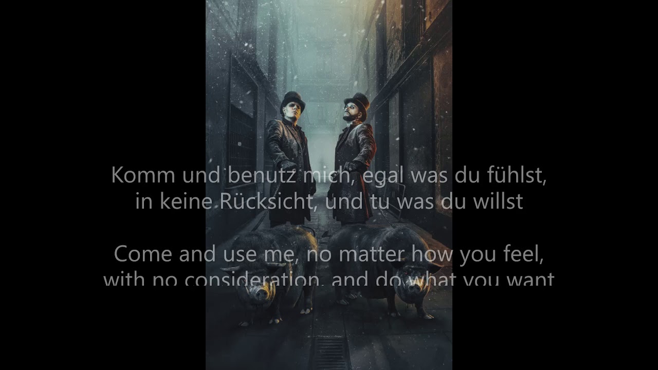 Die Kreatur- Benutz mich lyrics with English translation