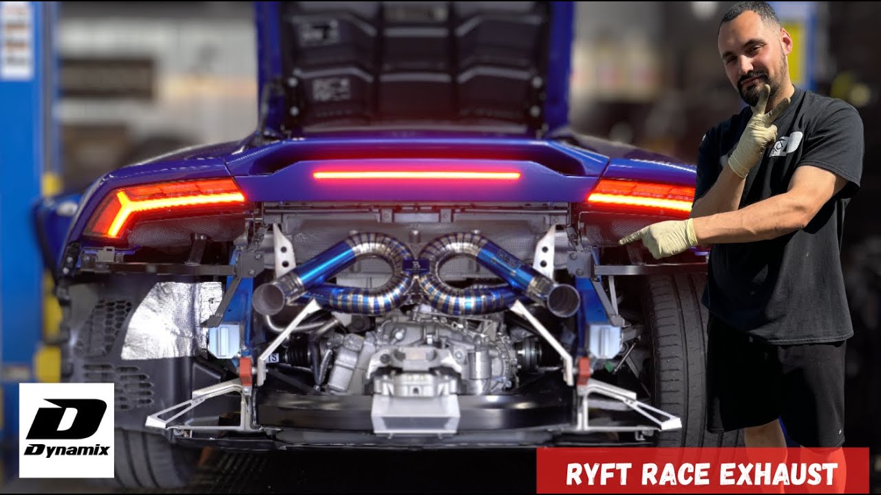 Lamborghini Huracan EVO Gets A Full Ryft Titanium Exhaust