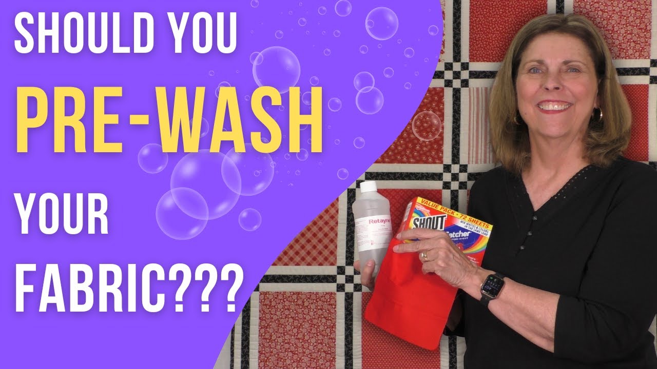 Pre-Wash or Not? 🤔 A Quilter's Guide to Prevent Fabric Bleeding!