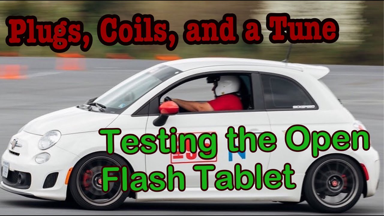 More power for the Abarth!  Open Flash Tablet + Plugs and Coils