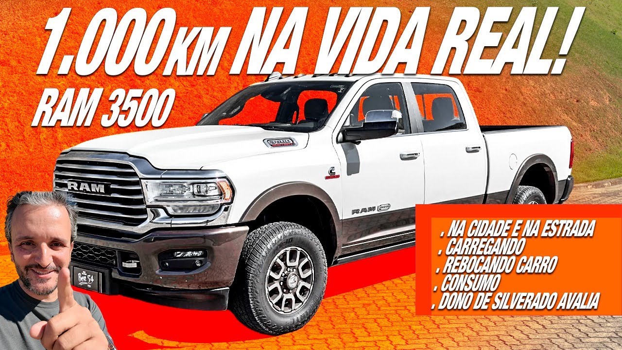 Testamos a picape mais capaz do Brasil. Ram 3500 no dia a dia do Brasil. Avaliação completa.