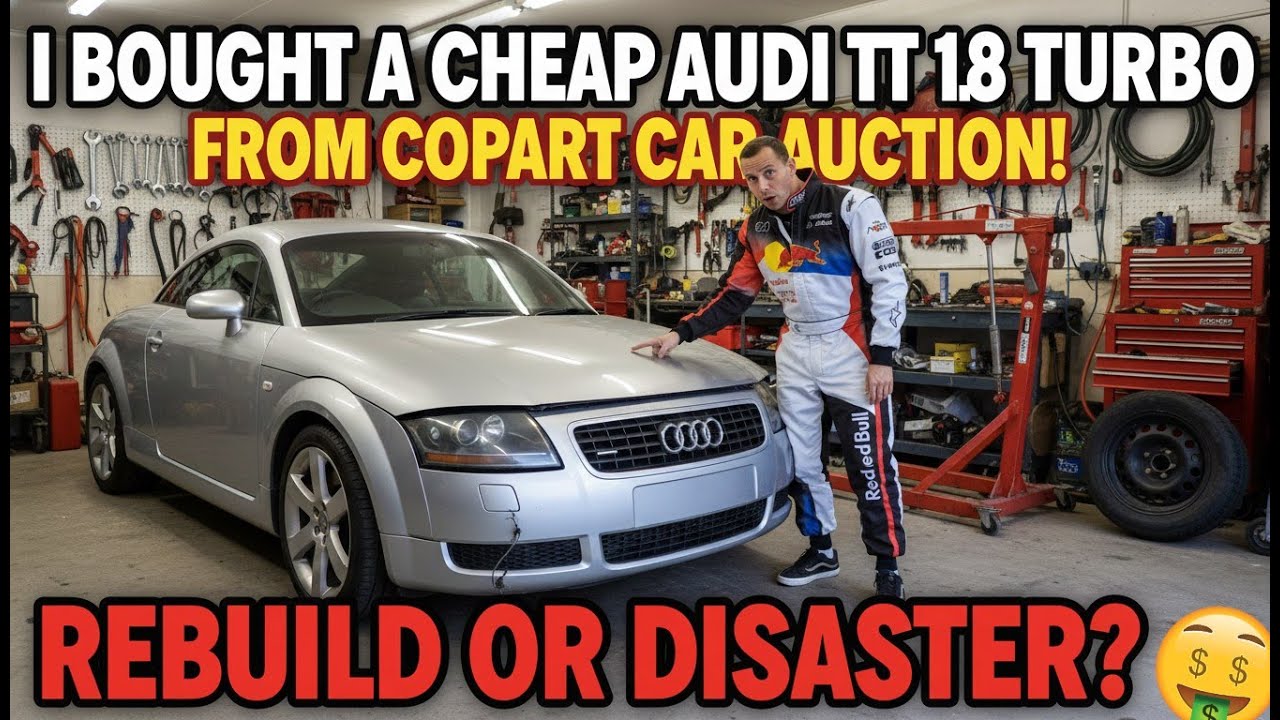 Я купил недорогой Audi TT 1.8 Turbo на автомобильном аукционе Copart! Восстановление или катастрофа?