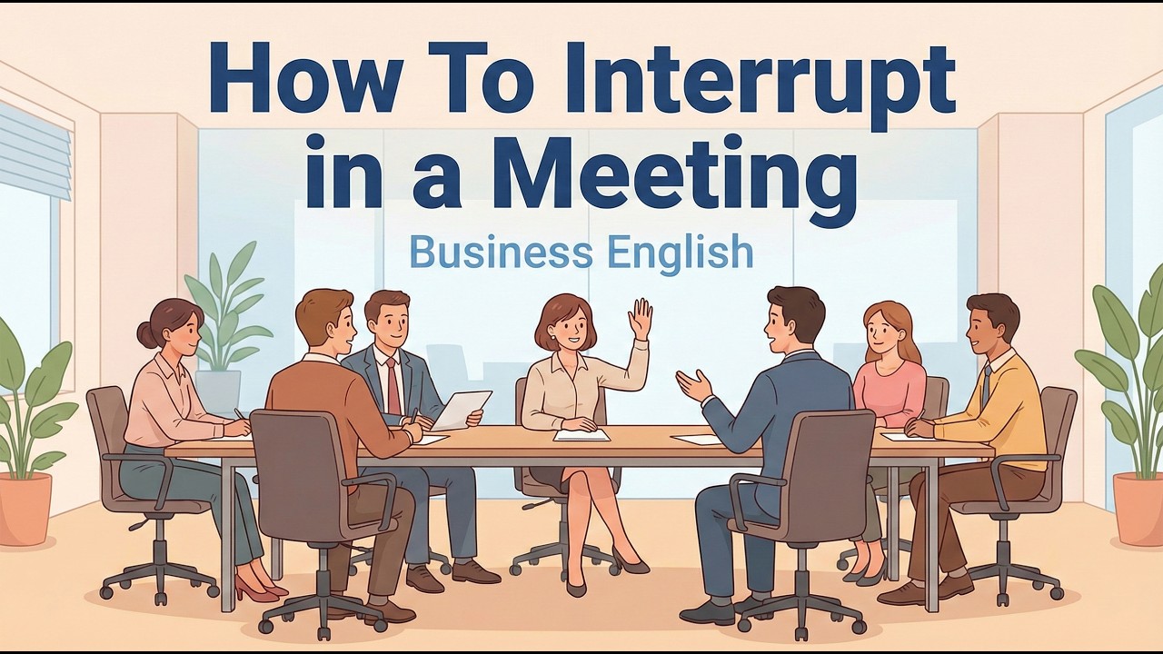 How to Interrupt Politely in English | Business English for Beginners | English Podcast