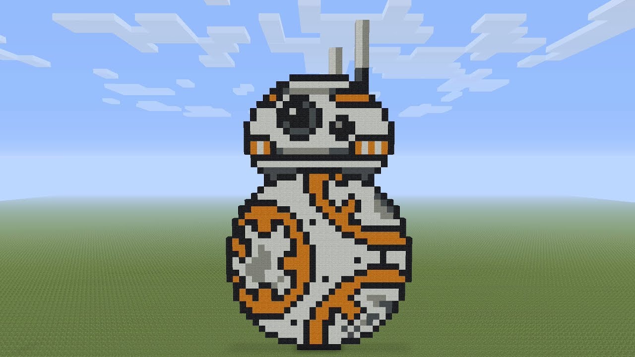 Minecraft Pixel Art - BB-8