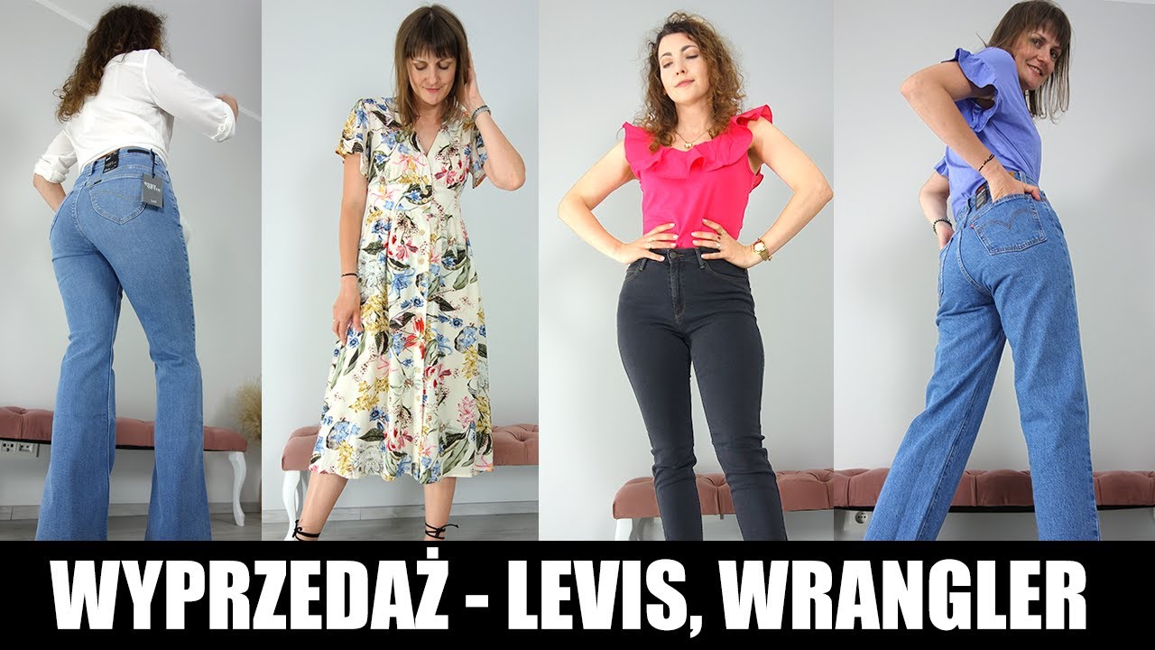 Levis, Lee, Wrangler za 190zł? 🔥 Mierzymy jeansy na dwóch sylwetkach + mini haul Mohito, Greenpoint