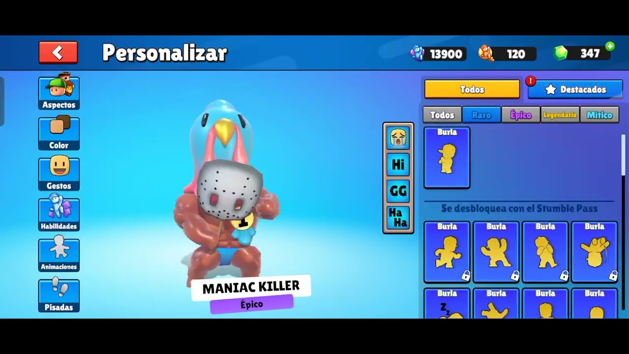 Así fue mi primera recargar en stumble guys 