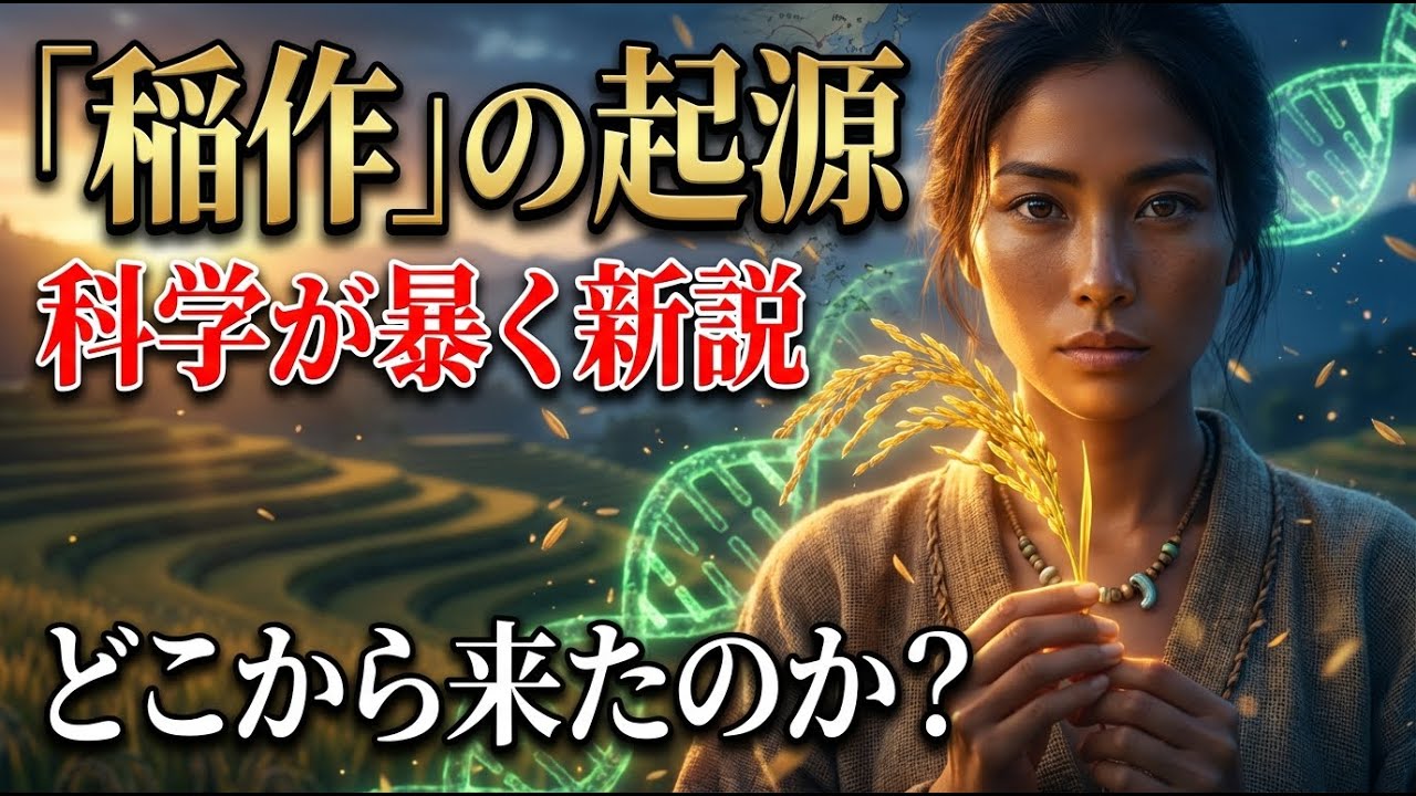 日本の稲作はどこから始まったのか？科学が迫る新説【眠るために聴く歴史】