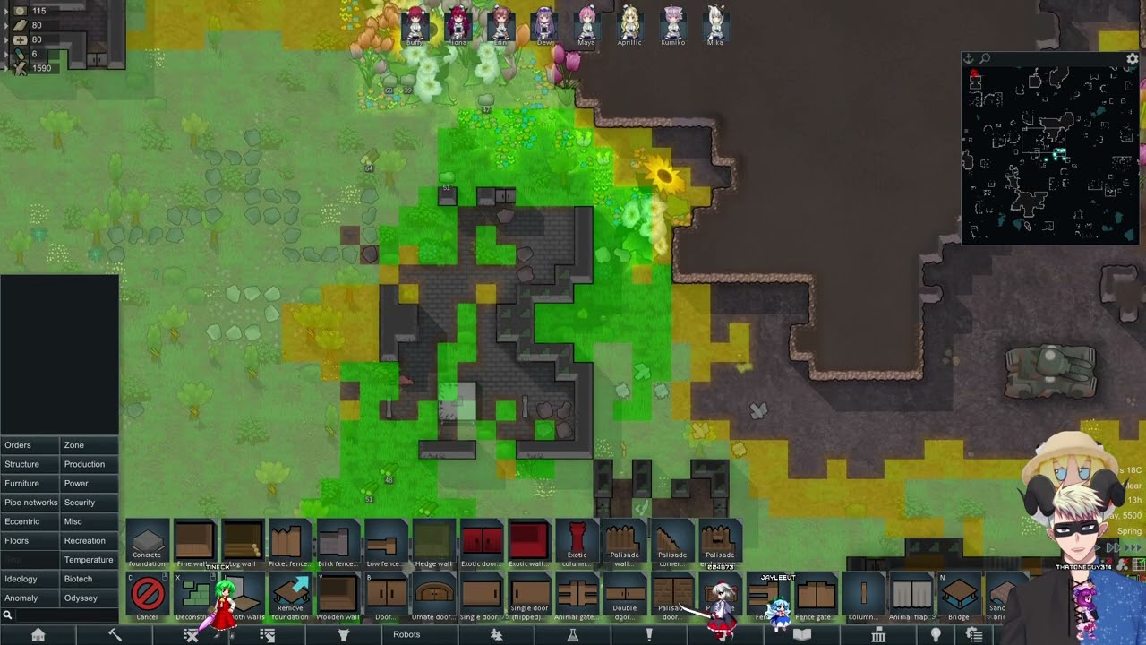 Rimworld B-Save ¦ Hololive Members to Space! ¦ Because when are we going to run this normally?