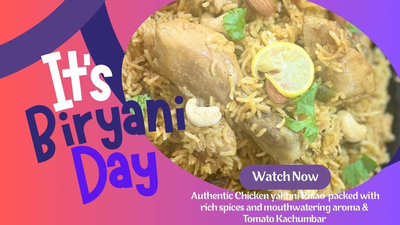 Chicken Yakhni Pulao with Tamatar Kachumbar | ASMR Cooking Sounds | Pakistani Style