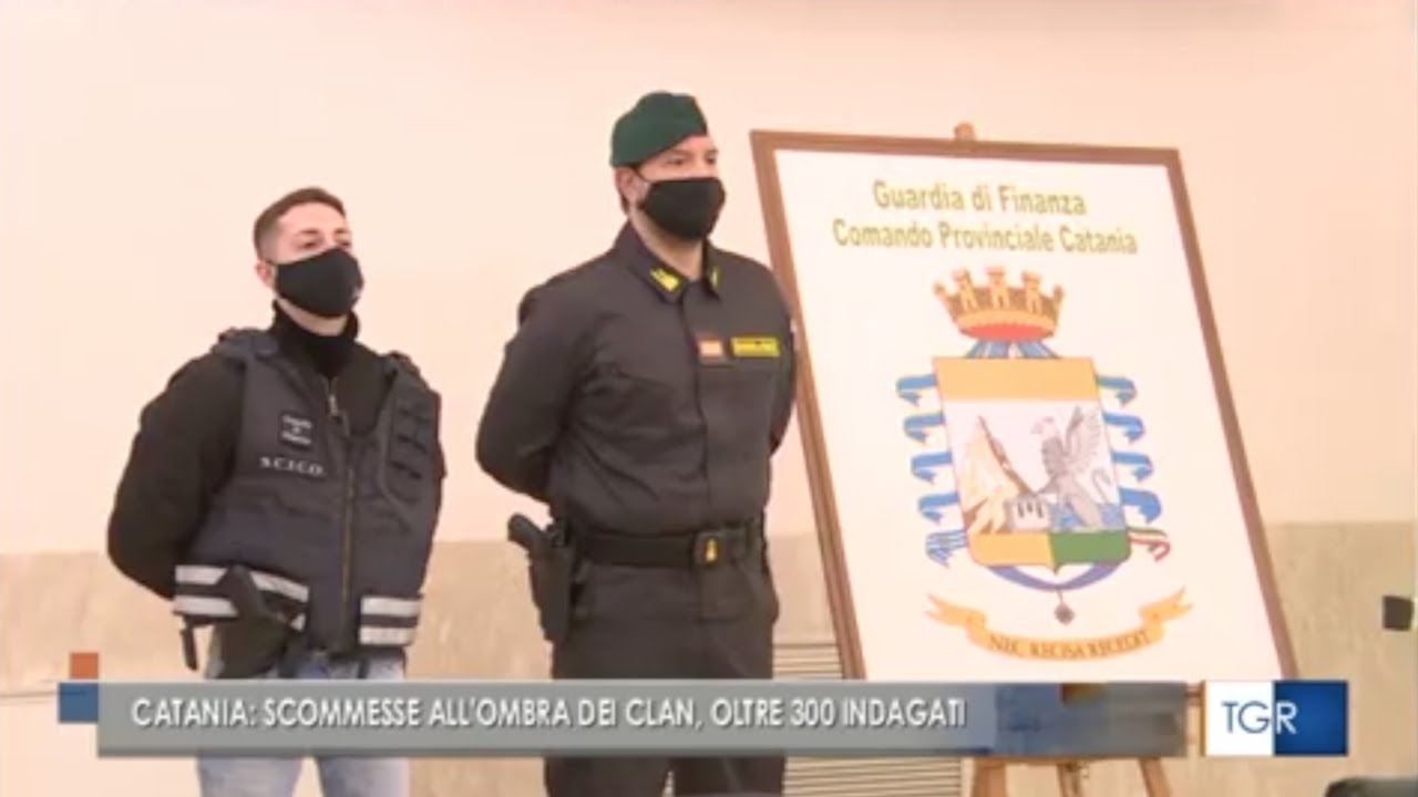 Catania. Scommesse all'ombra dei clan, oltre 300 indagati da parte della Guardia di finanza