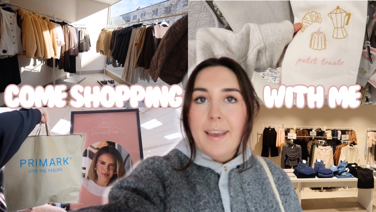 COME SHOPPING WITH ME & HAUL | Primark, H&M and B&M 