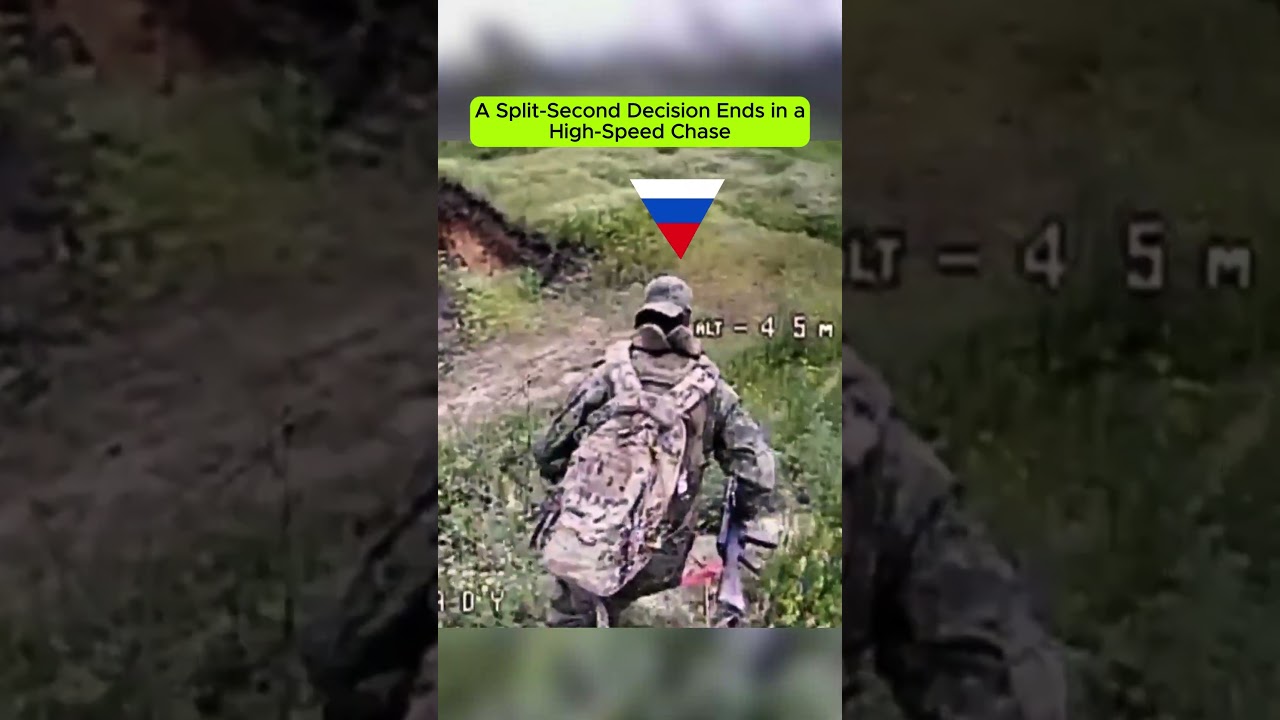 A Split Second Decision Ends in a High Speed Chase  Ukraine War