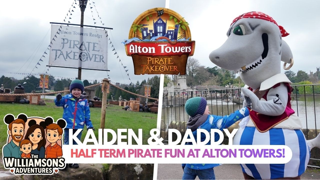 Alton Towers Pirate Takeover! 🏴‍☠️🎢 Half Term Fun + Bluey Ride Update!