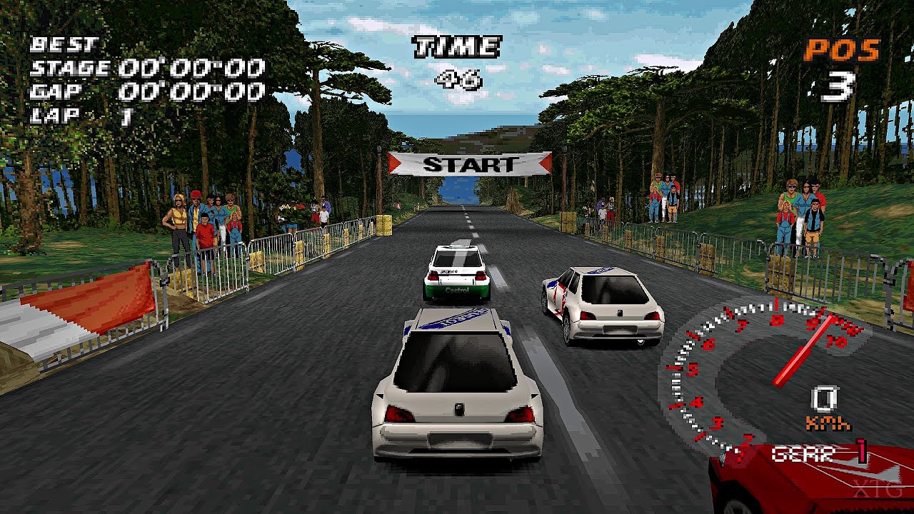 Need for Speed: V-Rally PS1 Gameplay HD (Beetle PSX HW)